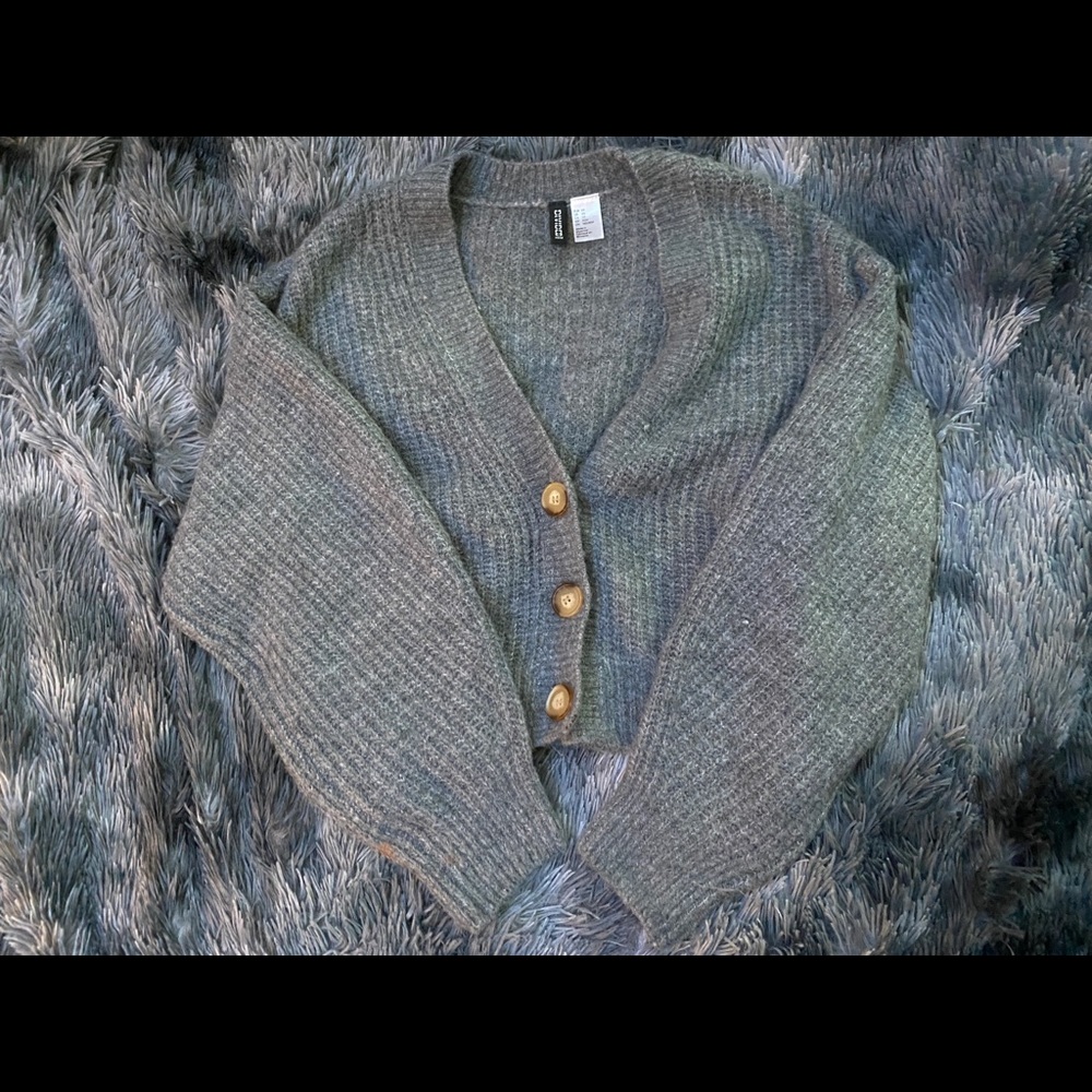 H&M Cropped Sweater Cardigan
